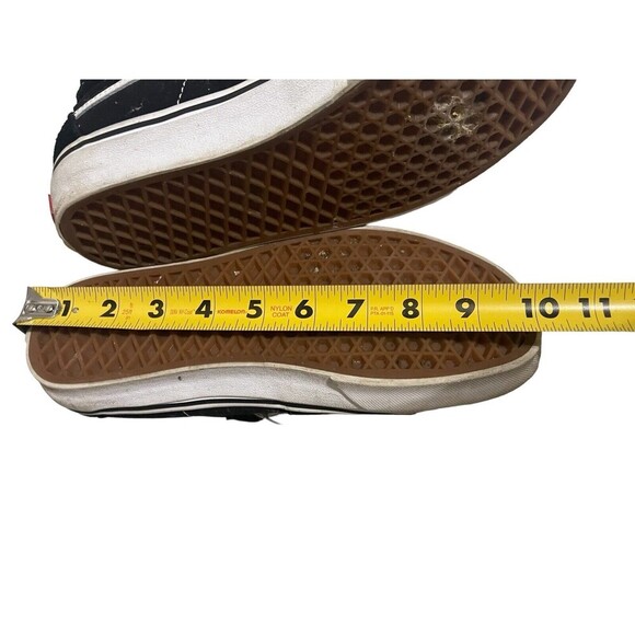 Vans SK8-HI High Top Skate Shoes Mens Size 7 Women's 8.5 Black White Casual - Picture 13 of 16